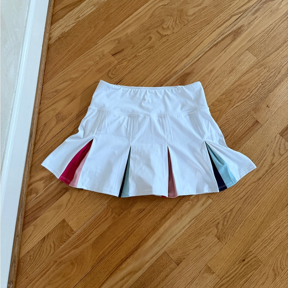 Urban savage baseline skirt skort white multi color